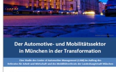 Transformation der Automobilindustrie und Mobilitätswirtschaft in der Region München