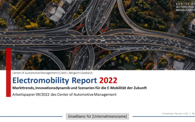 Electromobility Report: Globale Absatztrends der Elektromobilität (BEV)