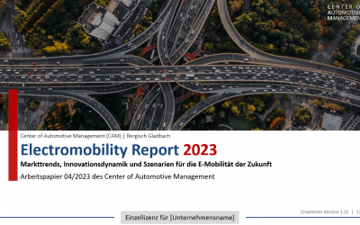 Electromobility Report 2023: Globale Markt- und Absatztrends der E-Mobilität (BEV)