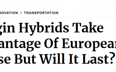 Plugin Hybrids Take Advantage Of European EV Pause But Will It Last?