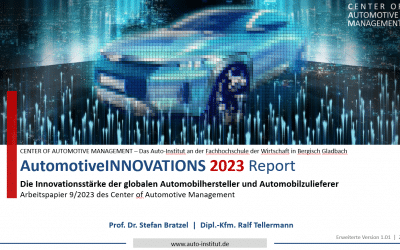Ranking der innovationsstärksten Automobilhersteller 2024: BMW Group wird knapp vor Geely und SAIC weltweit innovativster Automobilkonzern, Mercedes-Benz innovativste Premiummarke. Chinesische Automobilhersteller erreichen Rekordwerte bei der Innovations-stärke.