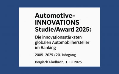 AutomotiveINNOVATIONS Studie/Award 2025: 